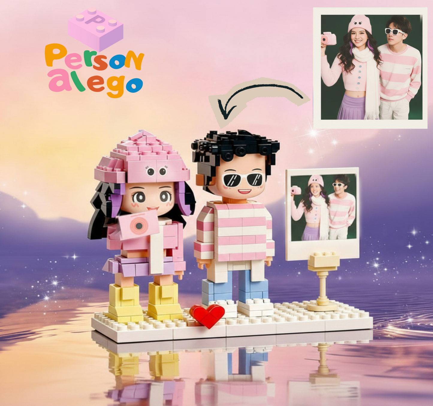 Bild im Pixel-Block-Design